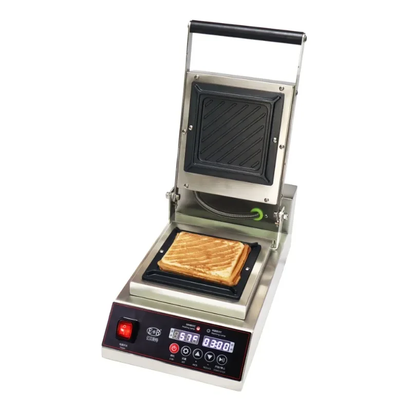 Large plate spit driver machine Commercial hot-pressed toast machine Burst pulp charger