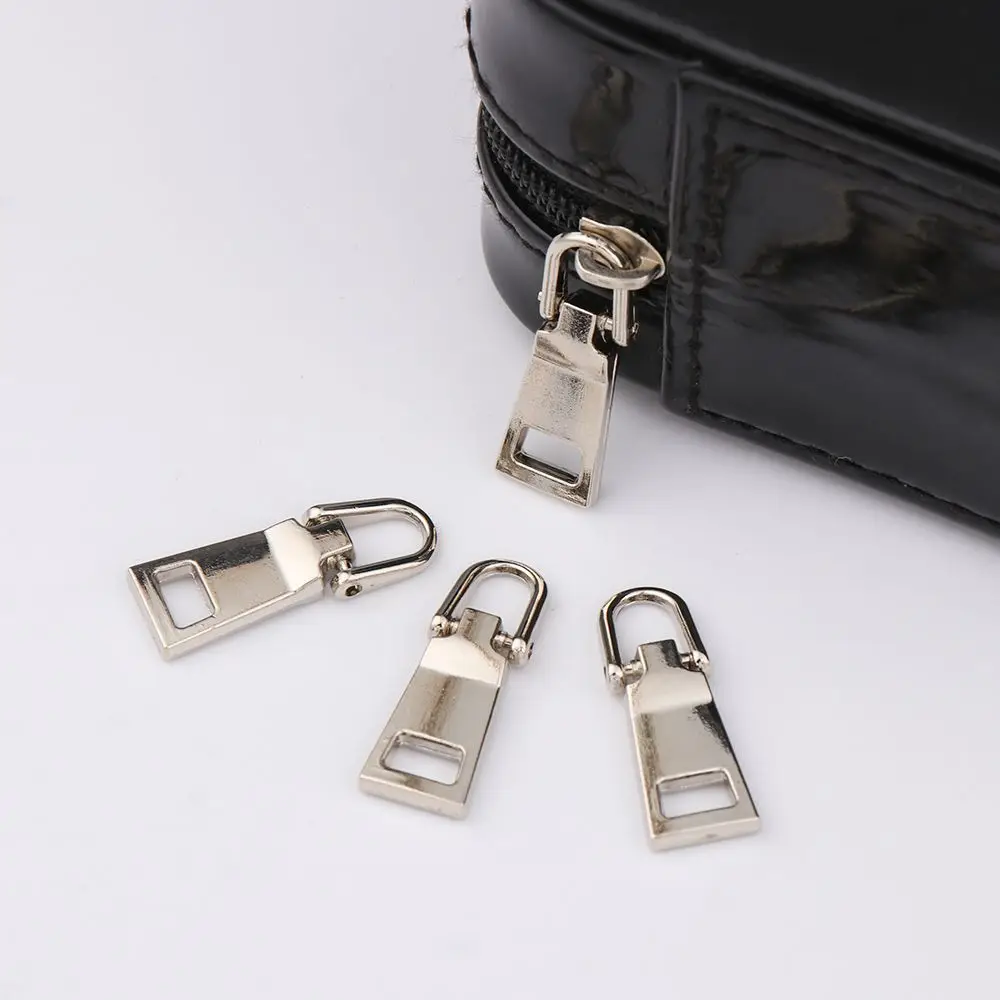 5pcs Clothes Sewing Kit Detachable Replacement Zipper Pull Metal Zip Zipper Slider Metal Zipper Head