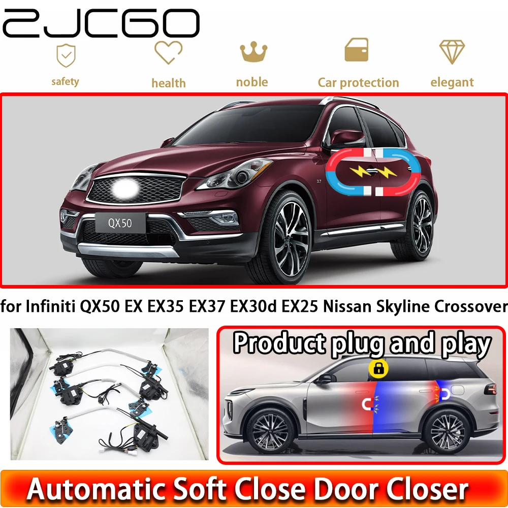 

for Infiniti QX50 EX EX35 EX37 EX30d EX25 Nissan Skyline Crossover Soft Close Door Power Closing Latch System Door Easy Close