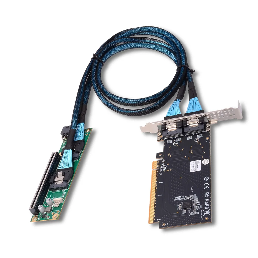 Motherboard Pcie 16x Motherboard Graphic Card Pcie X16 Motherboard Pcie Gpu In Slot To X16 To  Slots X8x8 PCIe-