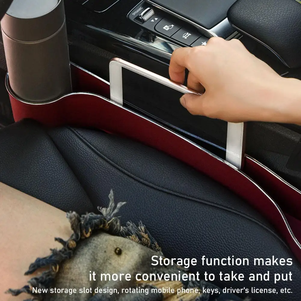 Tira de enchufe Universal para asiento de coche, organizador de asiento de coche con costura lateral, relleno de caja de almacenamiento, accesorios interiores para coche a prueba de fugas