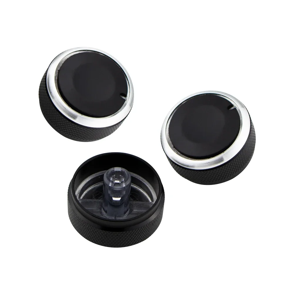 AC Knob for Mazda 3 M3 2004 - 2013 3Pcs Aluminum Alloy Car Air Conditioning Heater Control Switch Button Knobs Accessories