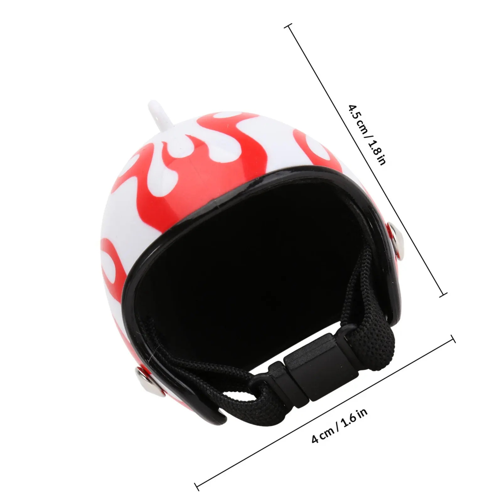 Funny Flame Design Chicken Pet Safety Gear Sun Rain Protection Adjustable Strap Buffer Pet Costume Accessories