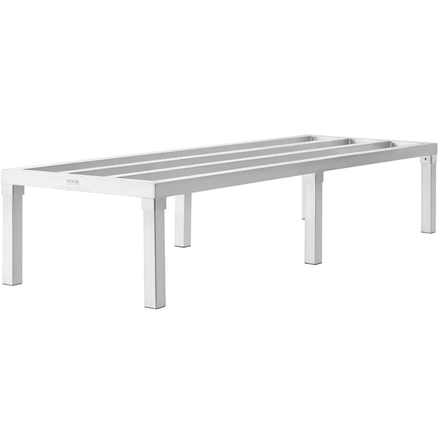 

Newly Upgraded Aluminum Dunnage Rack Stationary Dunnage Rack 60' x 20' x 12' Storage Rack