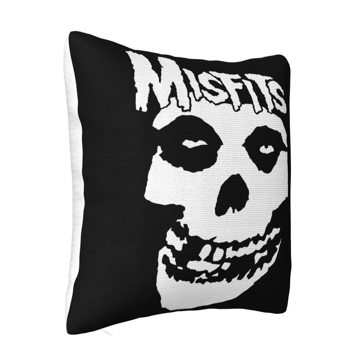 Misfits S Size Medium Black & White Punk Heavy Metal Band 2015 3D Cotton Youth Logo Pillow Case