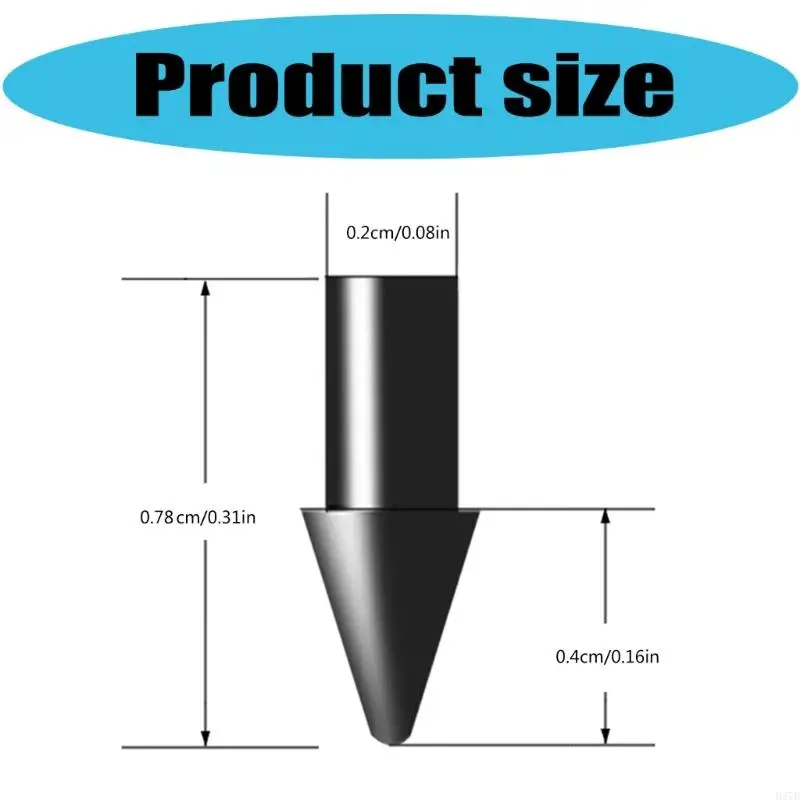 H37B 3/6/9/12pcs Styluses ปากกาเปลี่ยนปลายปากกา refilles ปากกาดั้งเดิมสำหรับกระดาษที่น่าทึ่ง