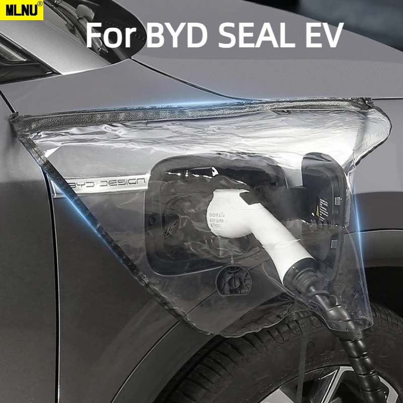 

Charging Gun Rain Cover For BYD SEAL EV Accessories 2026/2025,Dust/Waterproof,PVC Material,Magnetic Adsorption 2022-2024