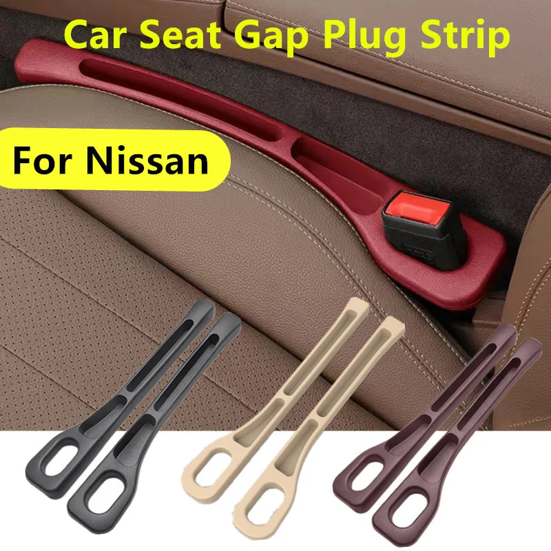 

PU Car Seat Crevice Filling Storage Organizer Leak-Proof Sealing Strip For Nissan X-trail Qashqai Note Juke Sentra Patrol Murano