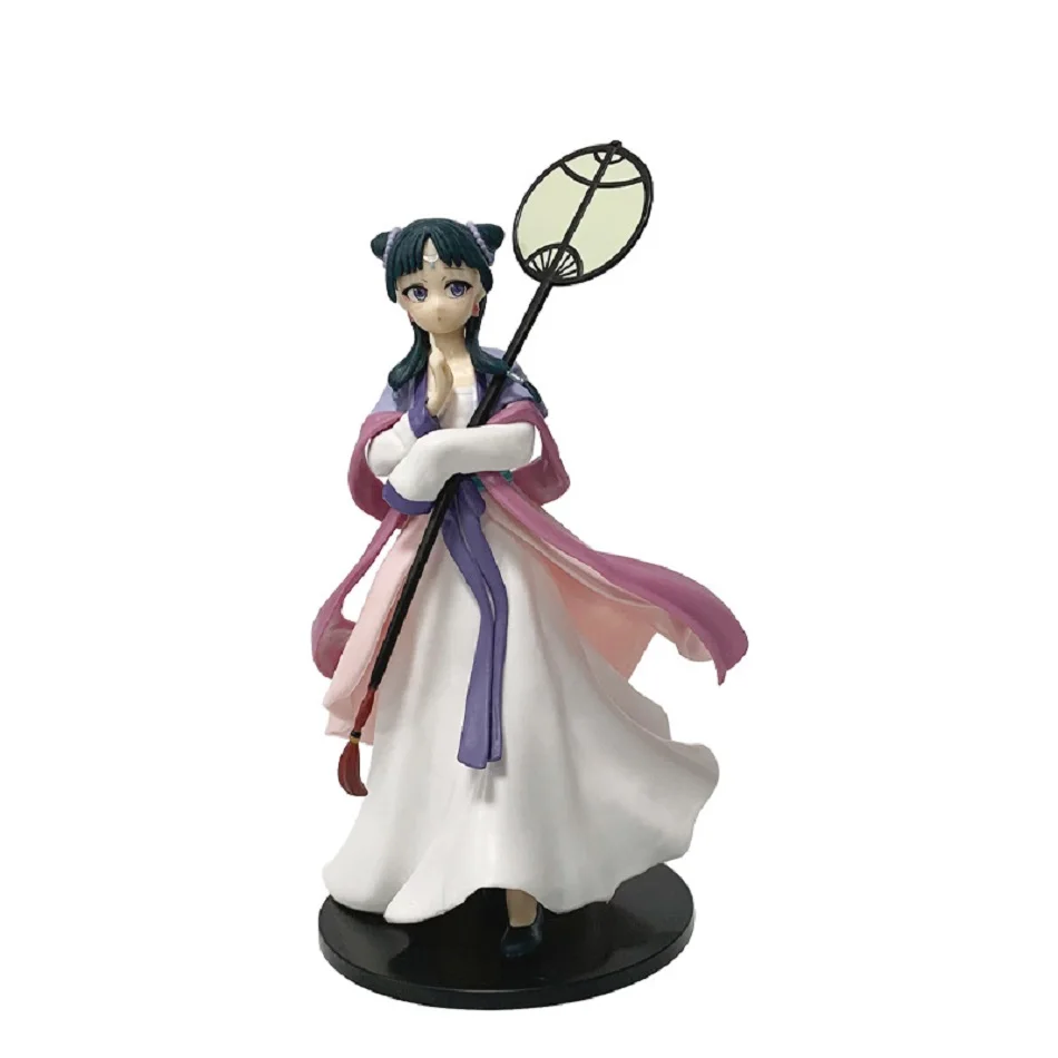 Figurka anime „The Apothecary Diaries” o wysokości 19 cm, w starożytnym stylu, figurka akcji Maomao, model kolekcjonerski z PVC Maomi/Jinshi, zabawka-niespodzianka, prezent. — 2