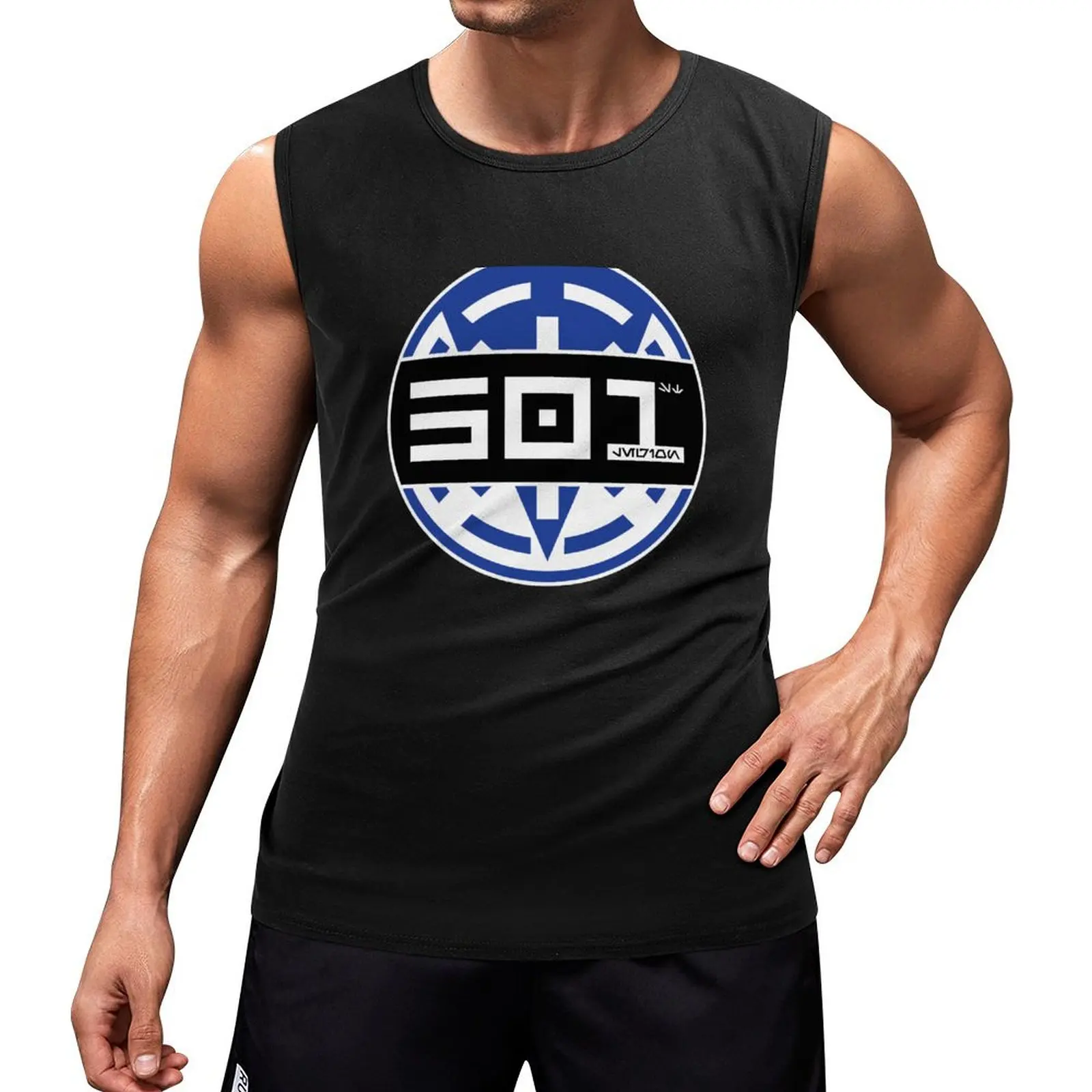 

501st Legion Logo Tank Top Man summer clothes Short sleeve Bodybuilding shirt men clothing