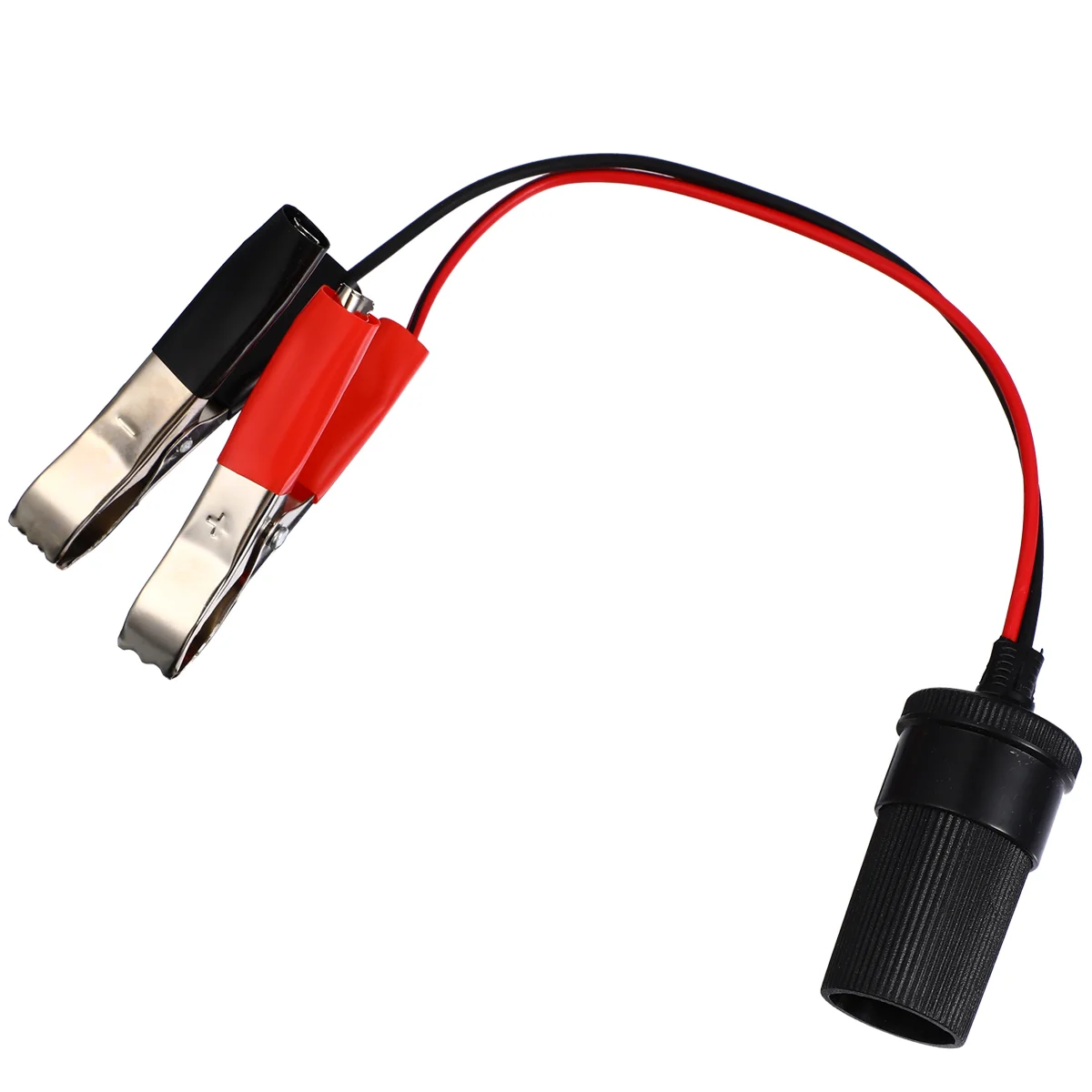 

Car Terminal Clip Auto Alligator Clip-On Adapter Wire Terminals Cigarette Lighter Socket Clips Power Supply Cable USB