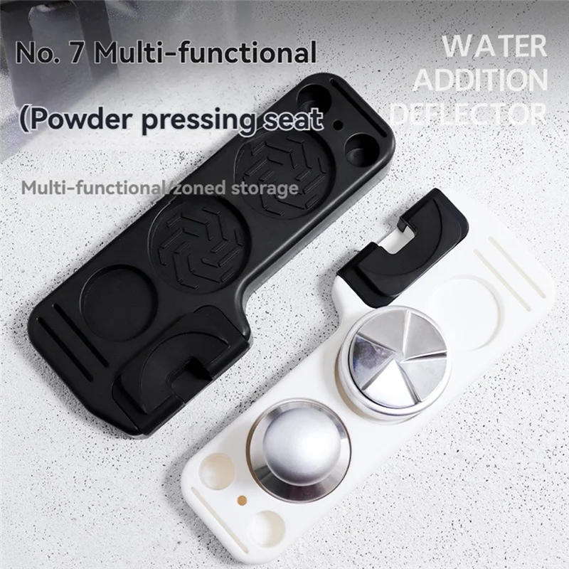 KEOL-에스프레소 탬핑 스테이션 (51/53/54/58mm 커피 포타필터용) 유니버설 에스프레소 탬핑 홀더 스탠드 베이스