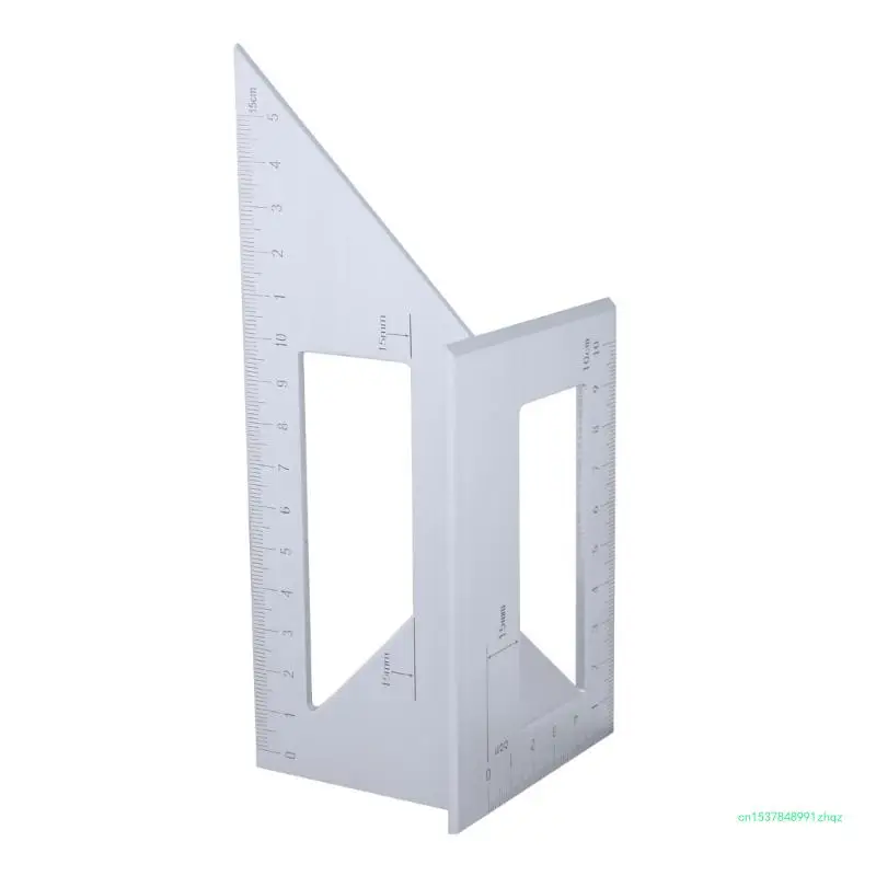 Aluminum Square Measuring Tool Portable Square Rule for Professional & Home Use