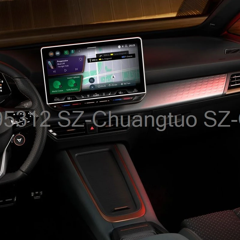 

Tempered Glass For Cupra Formentor Facelift/Cupra Leon MK4/Cupra Born 2025 Car Gps Navigation Screen Protector car Accessories