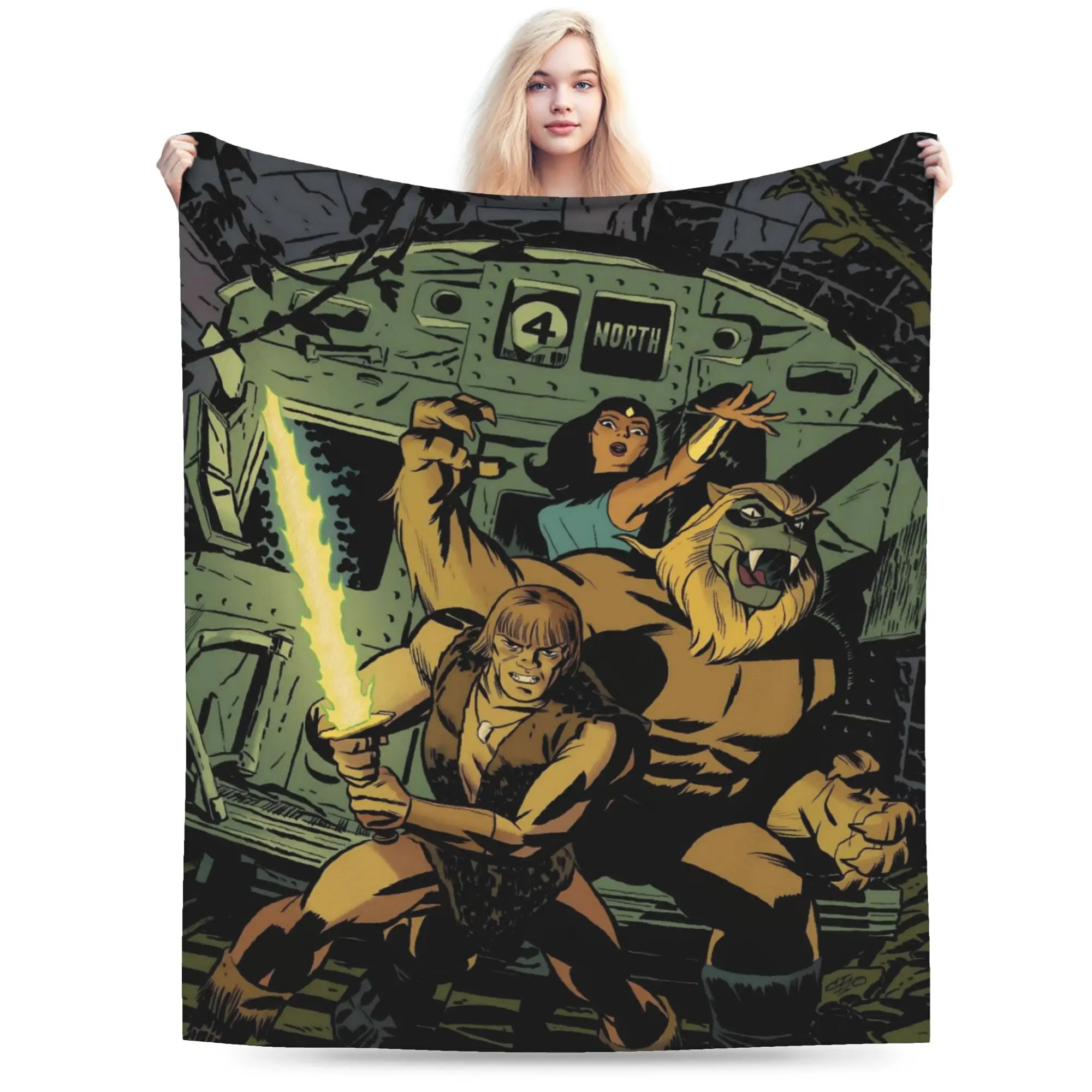 Thundarr The Barbarian Blanket Super Soft Cozy  Throw Blankets for Sofa 50x60 Inches Multiple Sizes Throws And Blankets