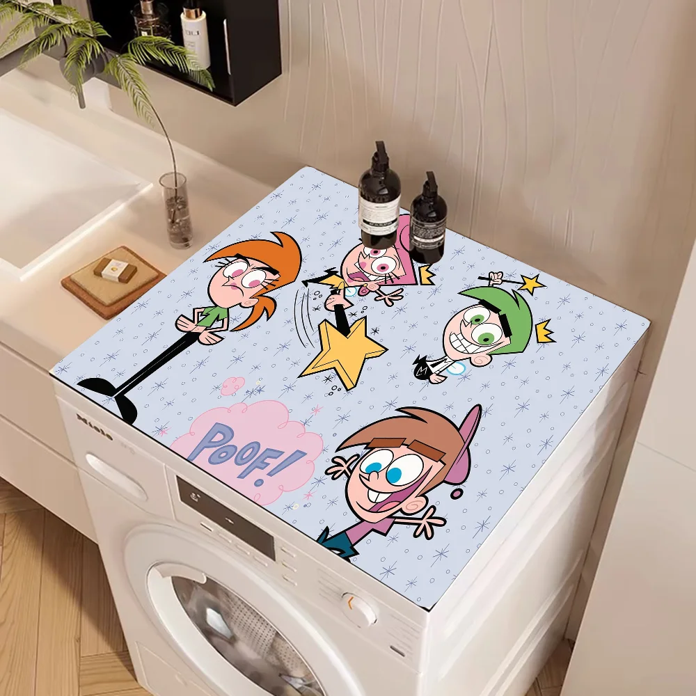 The Fairly OddParents Super Absorbent Coffee Mat Dish Draining Mat Large Kitchen Drying Mat Quick Dry Bathroom Drain Pad Kitchen