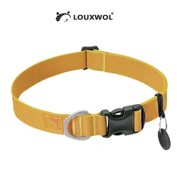 Ultralight Dog Collar Ultra Soft Basic Collar for dogs Small Midium Big Dogs Collar Leash Quick Dry Pet Products Yellow