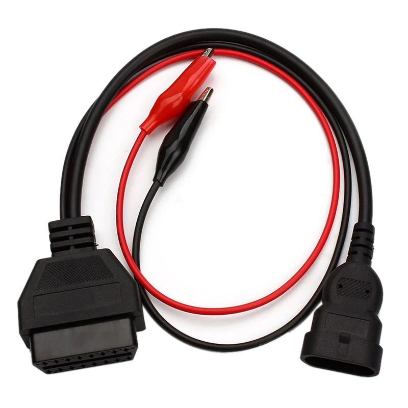 Dla Fiat 3 Pin Alfa Lancia do 16 Pin OBDII OBD2 obd-II Adapter złącza Auto kabel samochodowy Obd do kabel diagnostyczny fiat 3pin