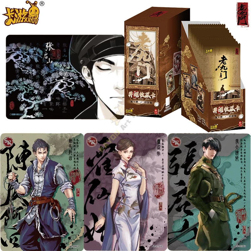 

KAYOU официальная оригинальная версия Time Raiders Card The Mystic Nine аниме коллекционные карты аниме периферийные игрушки флэш-карта подарки