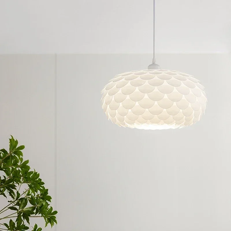 Imagem -06 - Modern Nordic Led Pendant Light Lâmpada do Teto Branco Sala de Estar Quarto Quarto de Criança Lustre Decoração de Casa Lustre