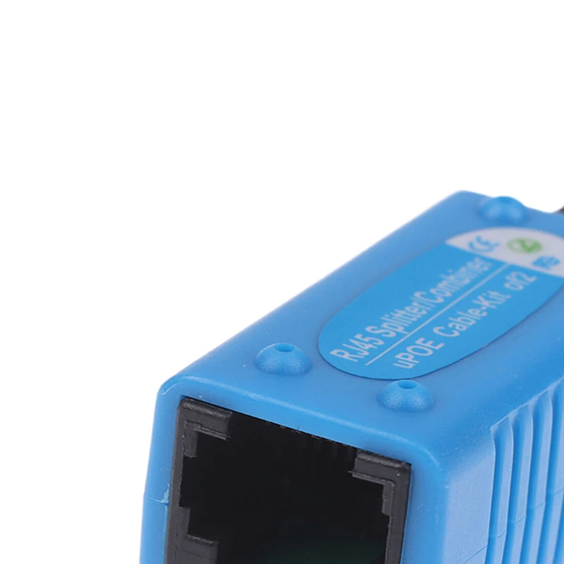 1 Set POE Cable Kit - RJ45 Splitter & Combiner, Passive Power over Ethernet Adapter Cable for IP Camera & CCTV Systems