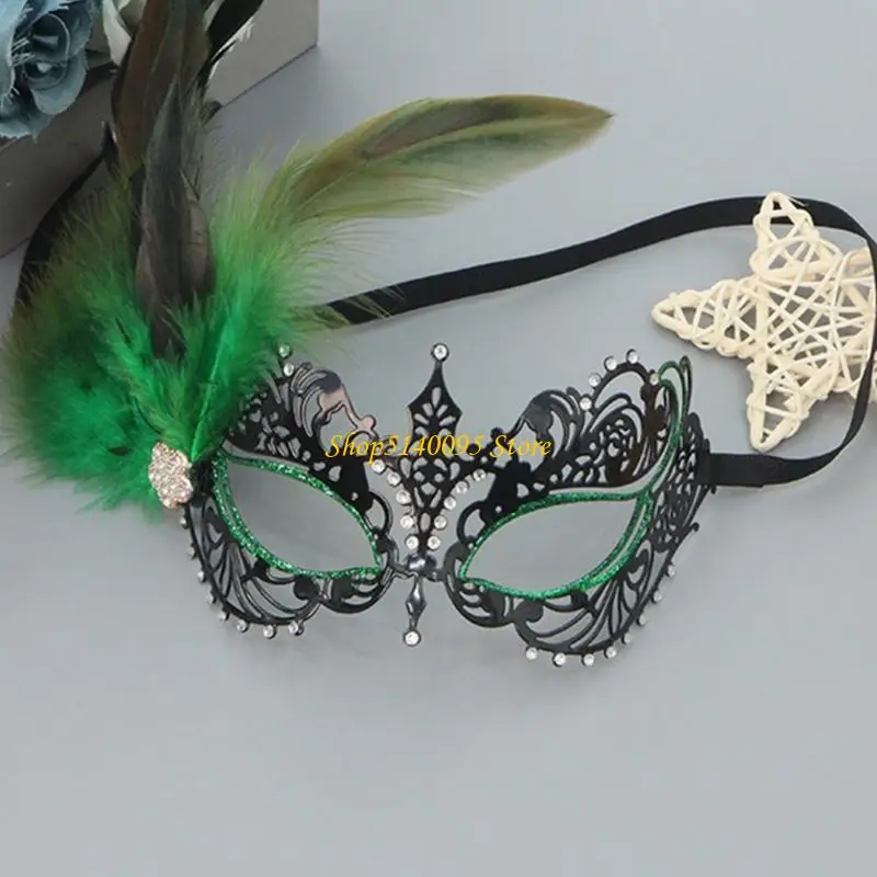 DXAE Halloween Maskerade Maske Spitze Augenmaske Venezianer Maske Halbgesicht Spitzenmaske Mardi Gras Maske für Karneval Party
