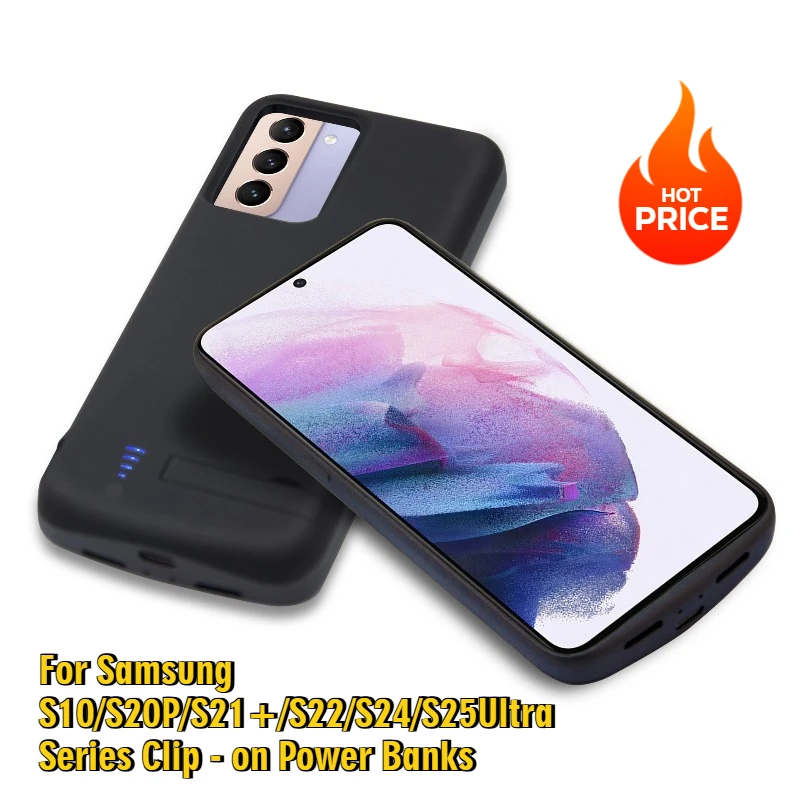 

For Samsung S10/S20P/S21+/S22/S24/S25Ultra Series Clip - on Power Banks