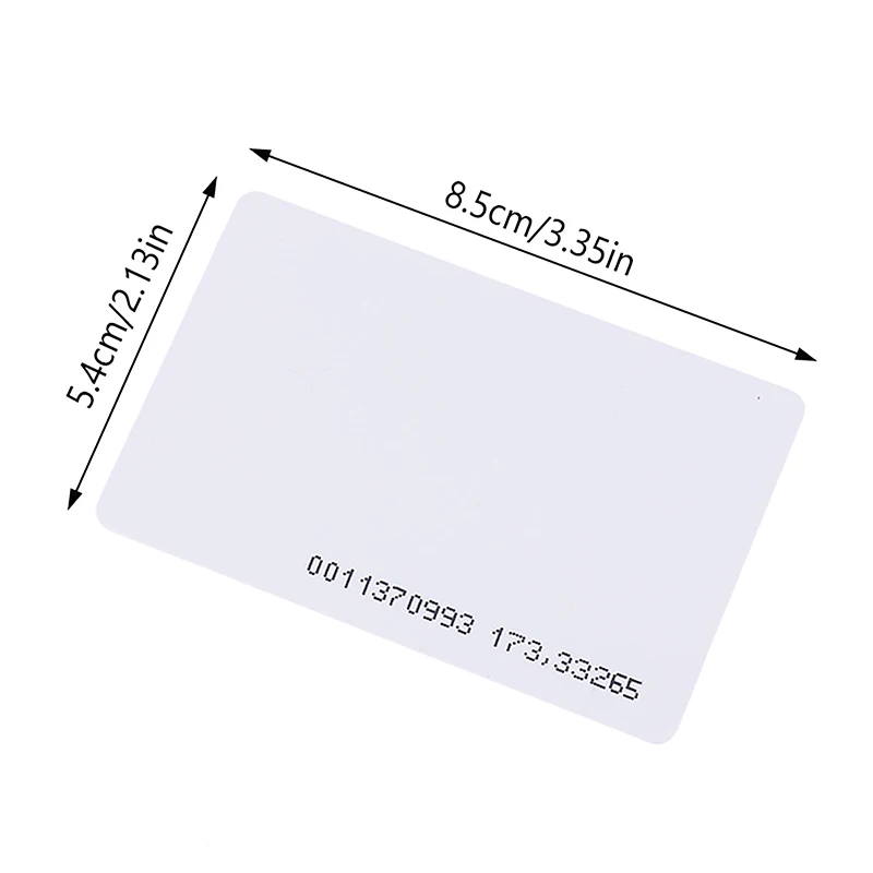 10pcs TK4100 125kHz RFID Cards Proximity ID Cards Token Tag Key Card For Access Control System And Attendance Cards