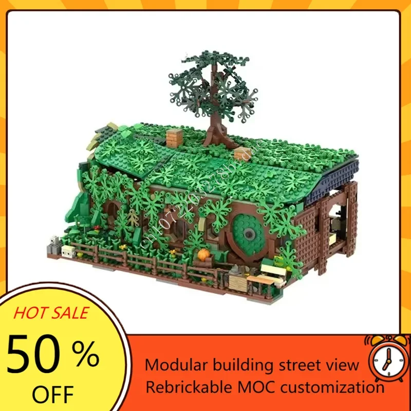 2011PCS Modular Bag End Modular MOC Creative street view Model Custom Puzzle Architecture DIY Education Assembly Model Toy Gift