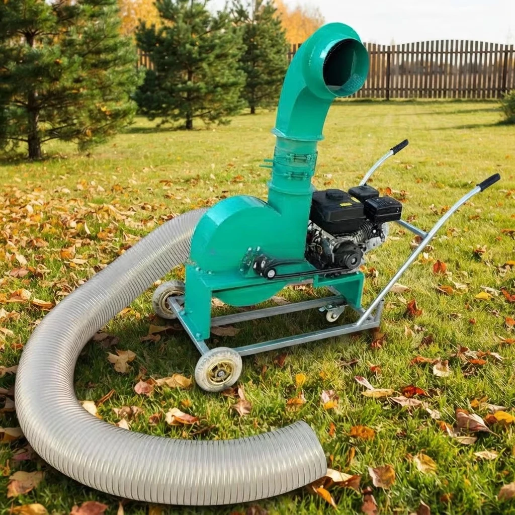 Dustless Leaves Cleaning Picking Machine Leaf Blowing Machine Self-propelled Leaves Vacuum Sucking Machine