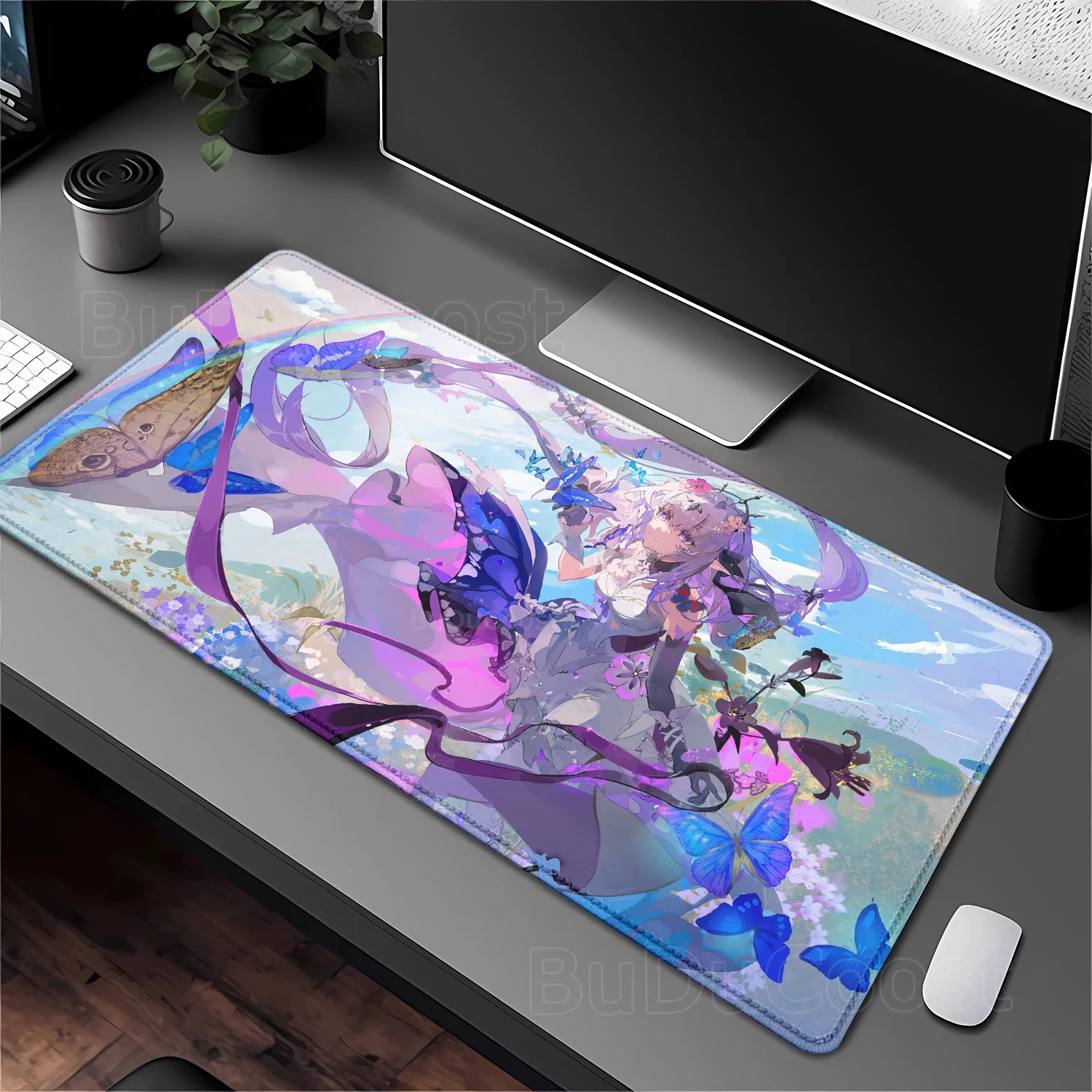 

Honkai: Star Rail Castorice Kawaii Girl Xxl Mouse Pad Pc Gaming Accessories Computer Offices Non-slip Mousepad Keyboard Desk Mat