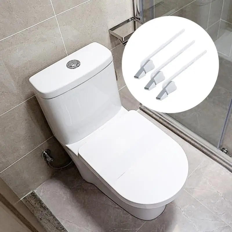 

3pcs Plastic Bathroom Flush Handles Compatibility Front Mount Plastomer Includes Additional M4YD
