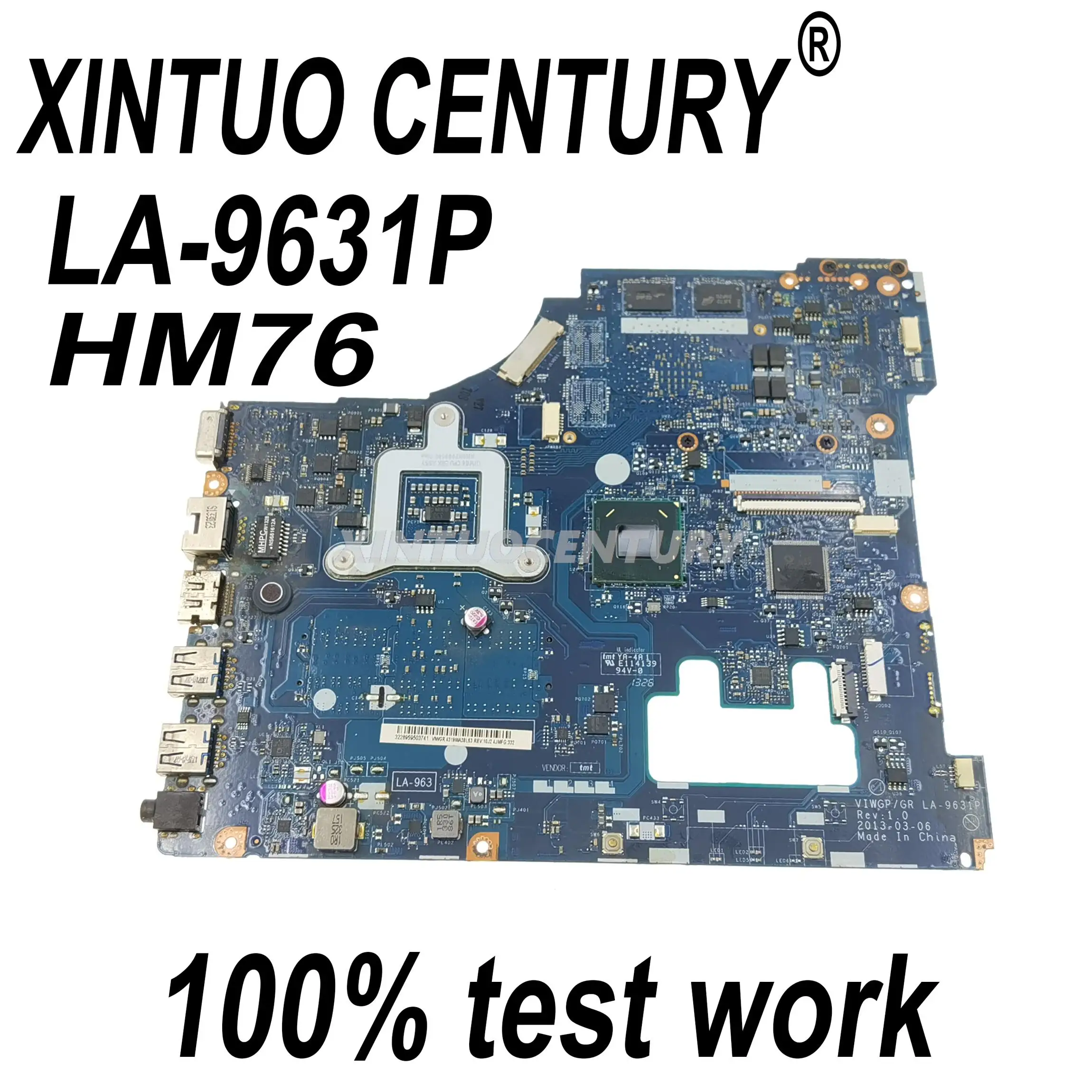 LA-9631P for Lenovo G500 Laptop Motherboard with PGA989 HM76 HD8570M 2GB GPU Support i3 i5 i7 CPU DDR3 100% Test Work