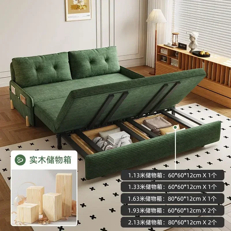 a1  sofa bed - convertible folding recliner for living room, multi-functional pull-out bed