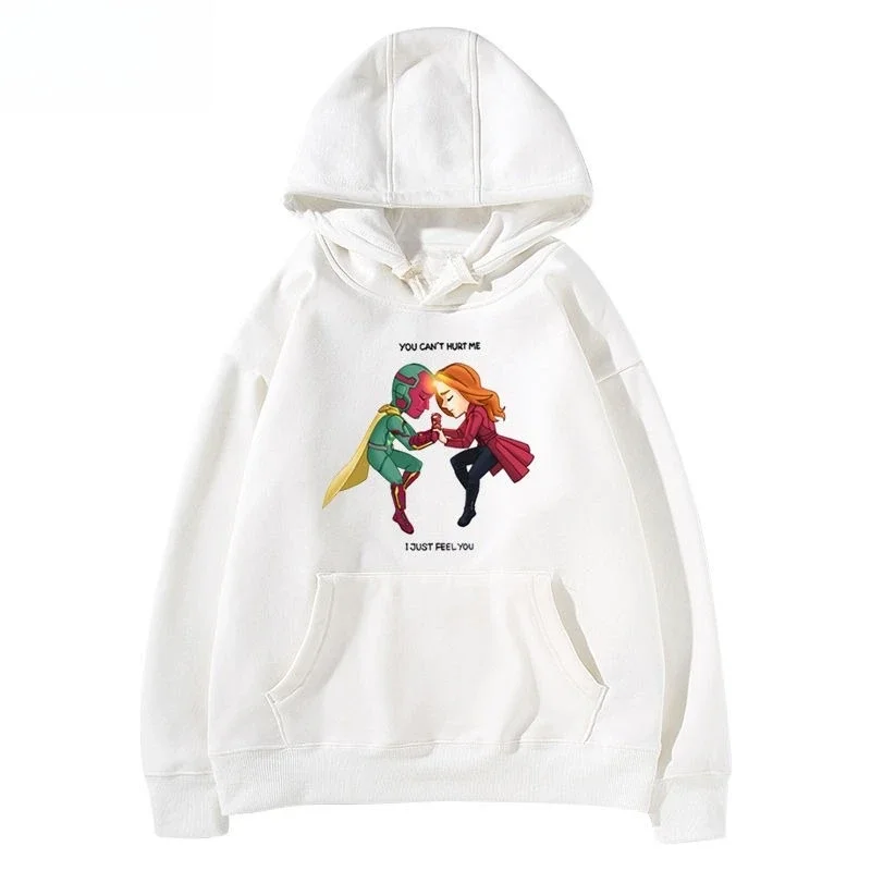 مارفل ترخيص حقيقي واندا فيجن قرمزي ساحرة الطرفية مقنعين سترة متعددة الاستخدامات Ins تنوعا الرجال والنساء بلايز #2