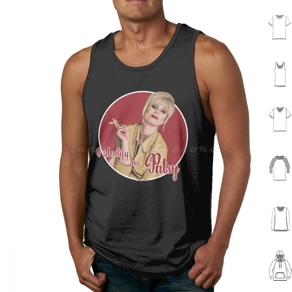 Patsy Stone Tank Tops Print Cotton Patsy Stone Patsy Abfab Absolutely Fabulous Camp Campy Camporama British Humour