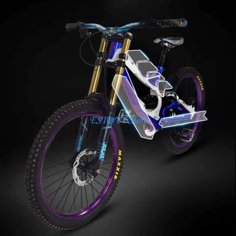 

G6DE Frame Protector Frame Tape Guard Protective Stickers Bike Frame Sticker