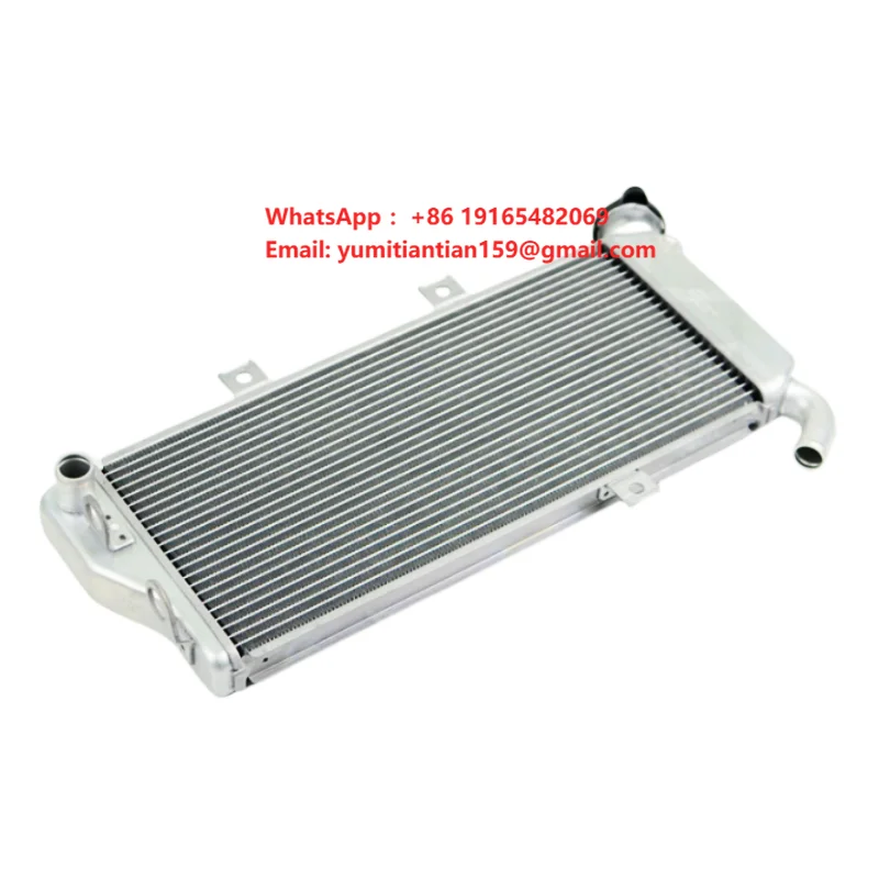 Motorcycle Silver Radiator Cooler for Kawasaki Ninja 650 ER6F ER6N 2012-2016