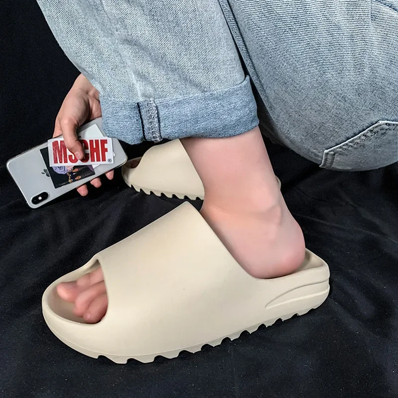 Unisex House Shoes Non-Slip thick Soft Platform Slide Sandals for Women Men Indoor Outdoor Shower Bathroom Slipper for Adult image 3