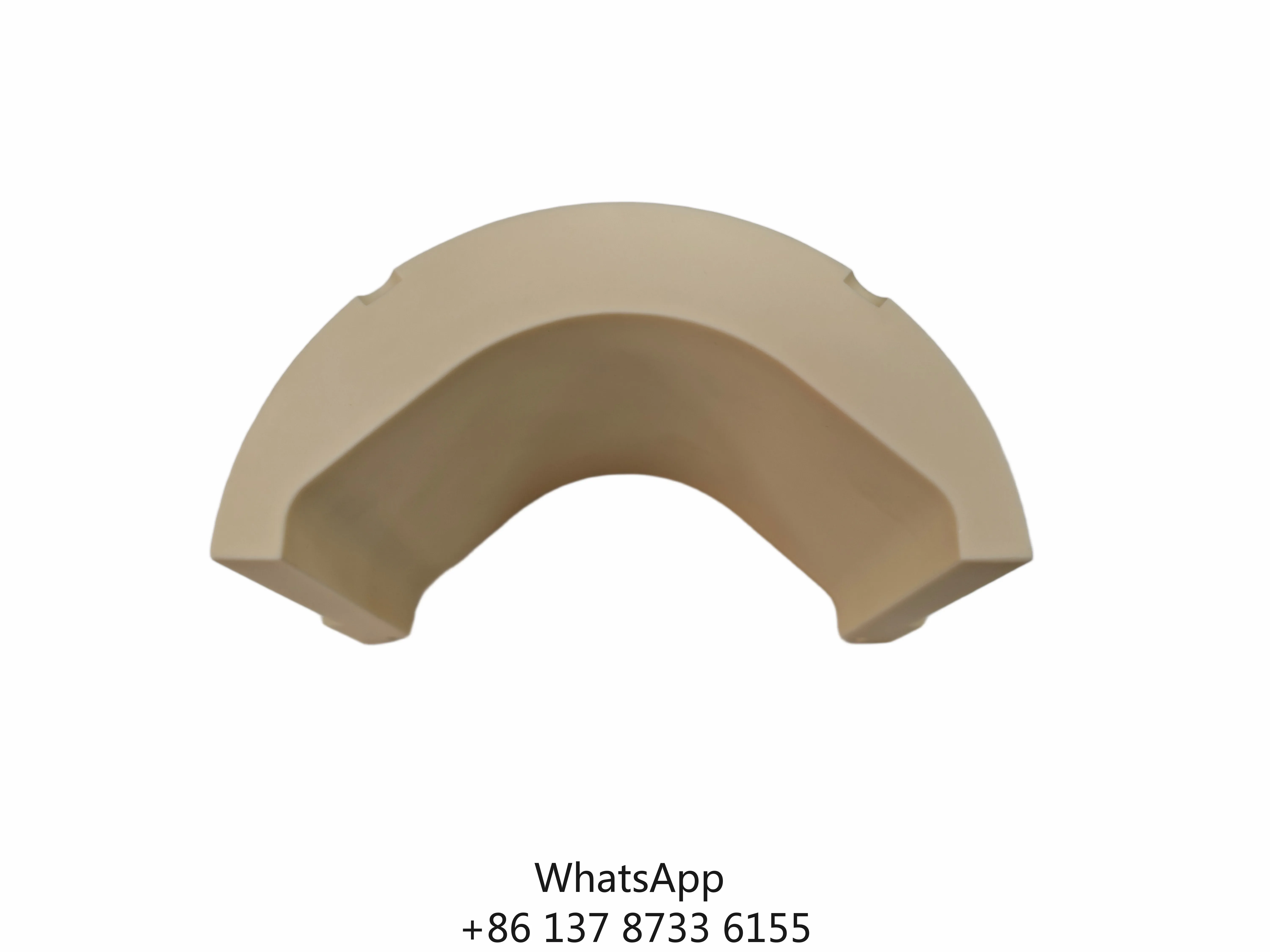 High Purity Alumina Ceramic Wafer Holding Fork End Effector For Semiconductor Robotic Systems