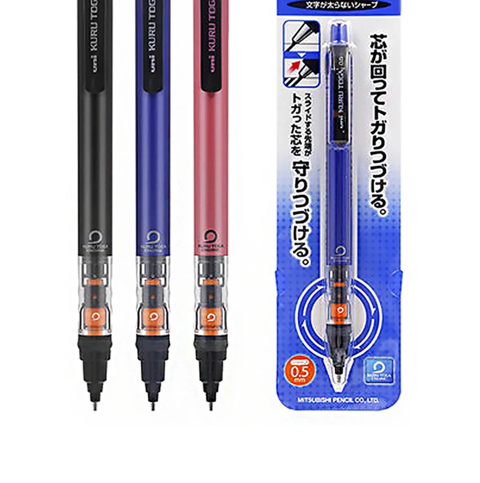 Japan UNI Druckbleistift KURUTOGA 0,5 mm nicht zerbrechlicher Bleistift Zeichnungsaktivitätsbleistift M5-452 Schulkunstbedarf – Detail 8