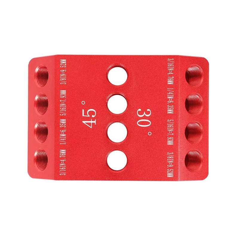 30 45 90 Degree Angle Drill Guide, Drill Guide Jig For Oblique/Straight Holes, 4 Sizes, Drill For Cable Railing