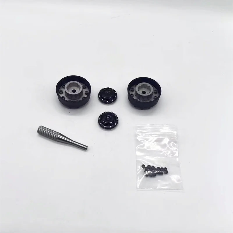 Moyeu de roue avant RC 1/14, mise à jour universelle, accessoires en forme de métal pour remorque et camion, pièces de bricolage