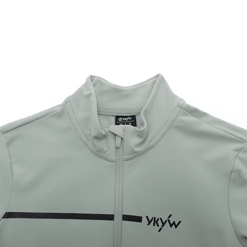 YKYWBIKE 10-20 ° C Herren Pro Radsport Langarm-Jacken 30% Rabatt Thermo-Fleece Wärmeisolierend Fahrradtrikot Rennrad-Bekleidung – Detail 35
