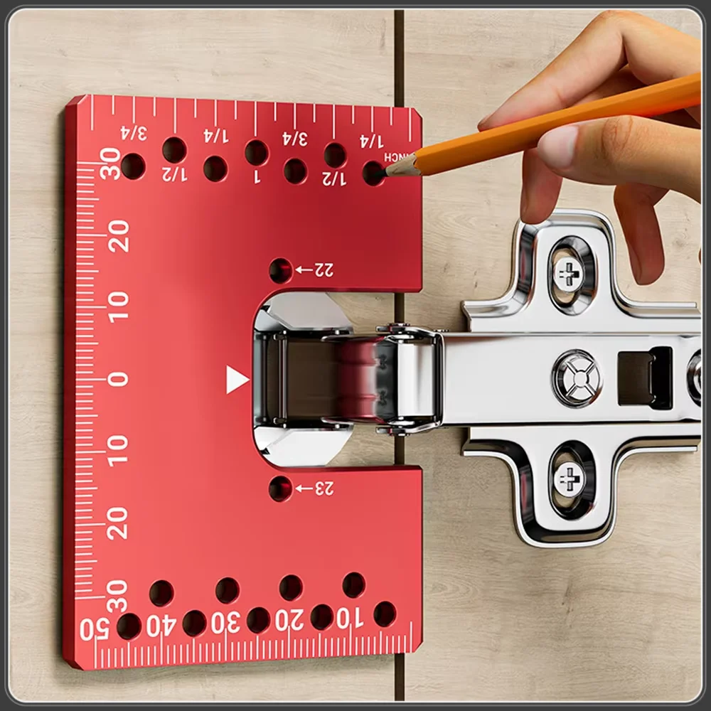 1pcs Magnetic Cabinet Door Hinge Spacer, 2mm Gaps Alignment Tool For Cabinet Door Quick Installation, For Perfect Doors Gaps