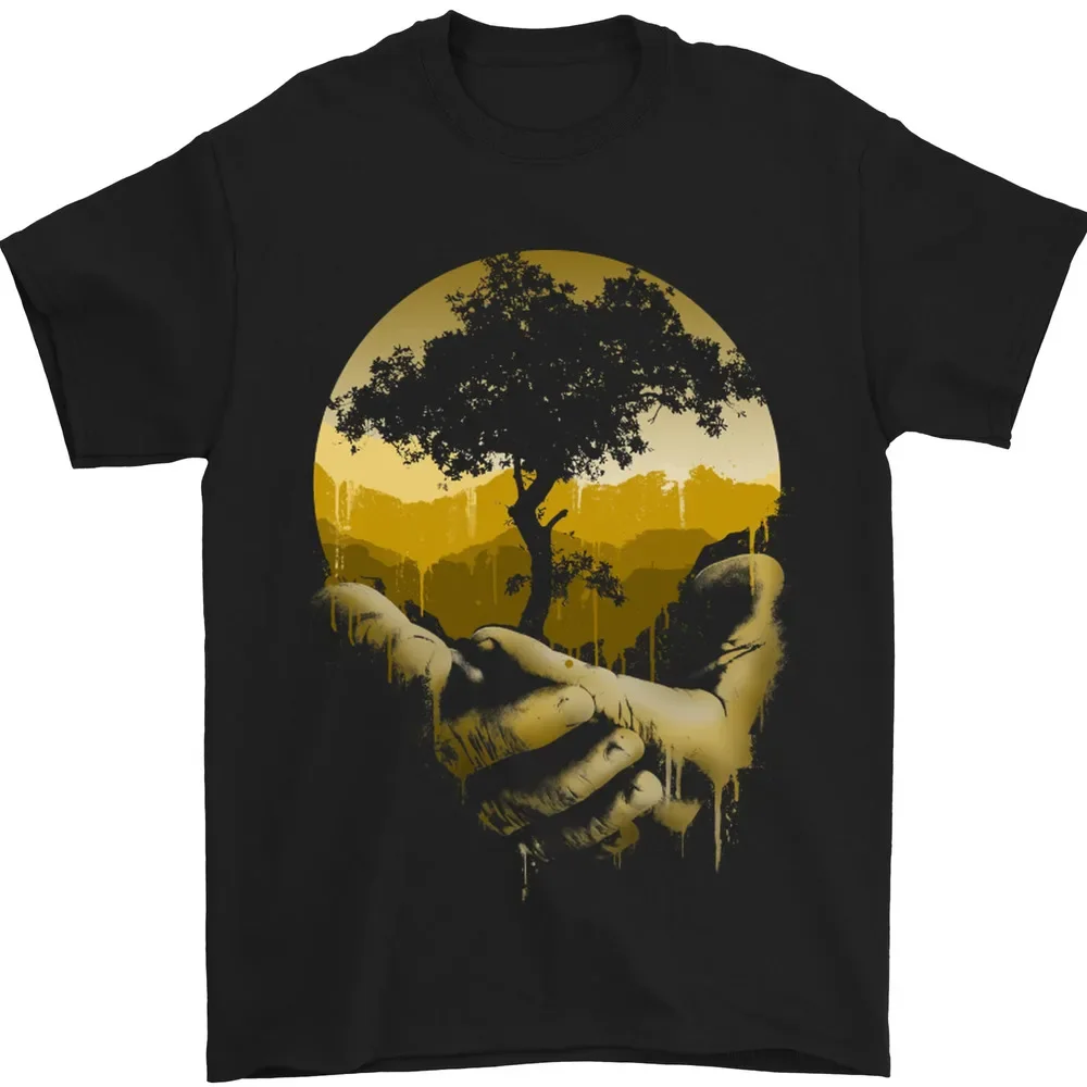 Climate Change Men's - Forsaken Planet Environment 100% Cotton T-Shirt  High Quality 100%Cotton Short Sleeve