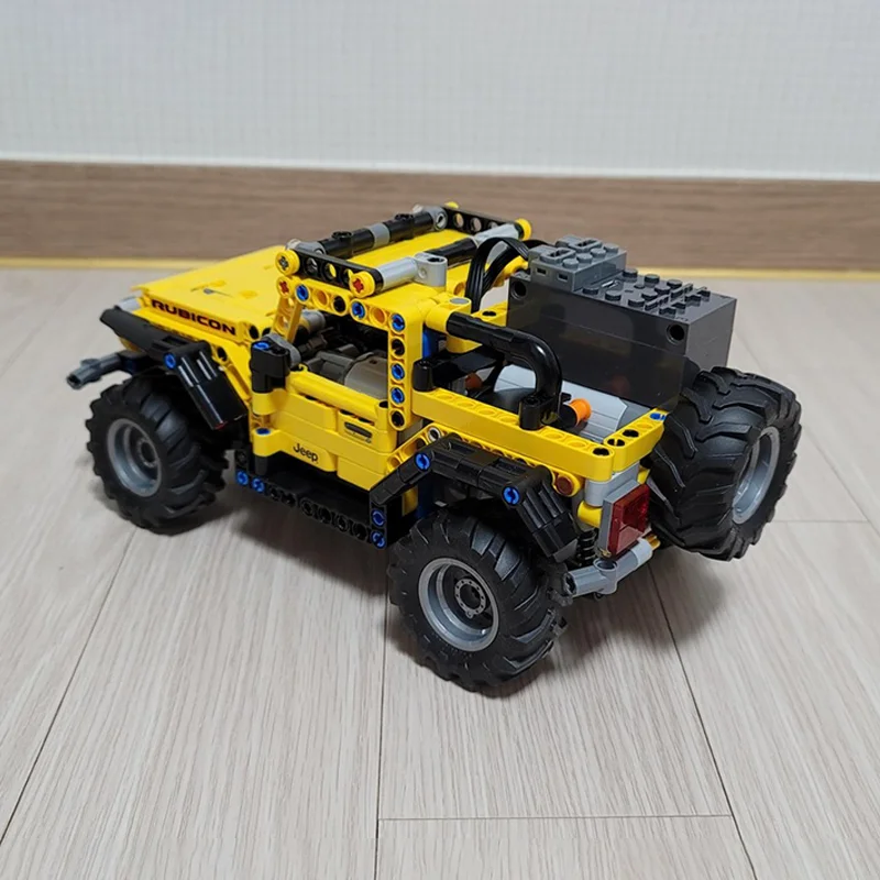 Mécanisme d'engrenage de construction MOC 4x4, 687 pièces, modèle de bricolage, blocs de construction, jouets d'anniversaire, cadeau