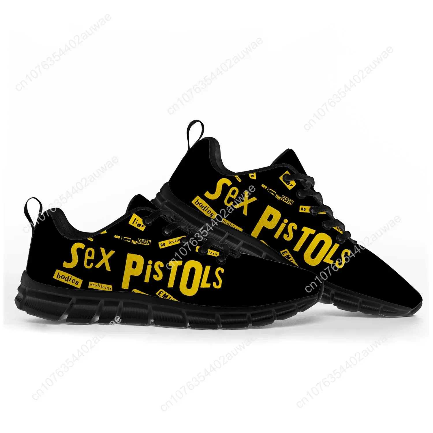 Sex Pistols-Chaussures de sport Punk Rock Band pour hommes et femmes, baskets décontractées personnalisées pour adolescents et enfants, chaussures de couple de haute qualité