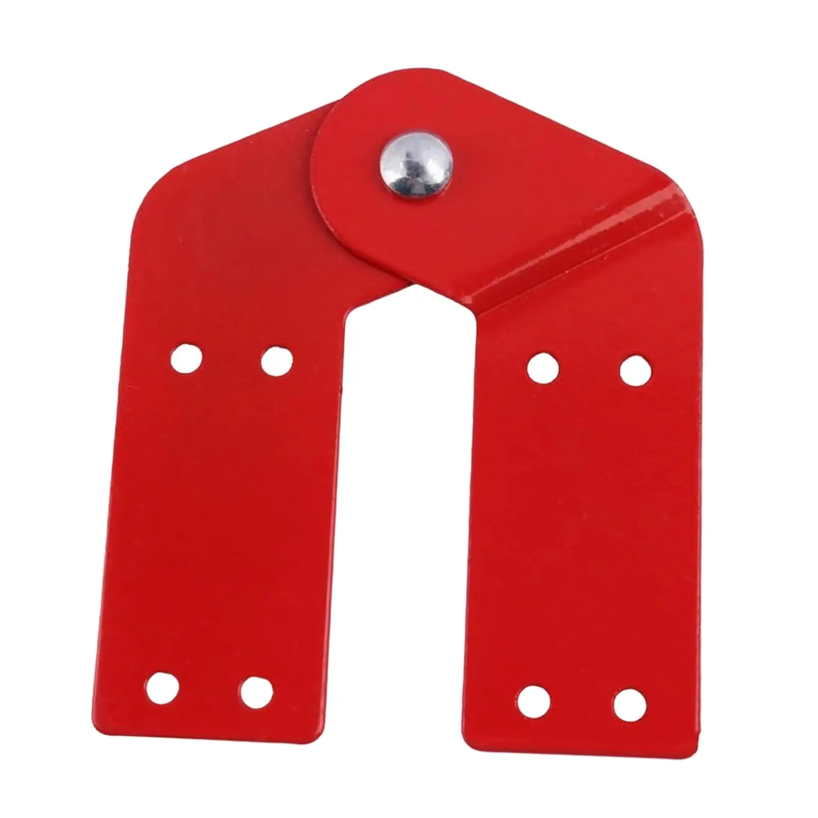 Attic Ladder Hinge,Easy Installation for Home/engineering,Heavy Duty Metal Compact Red Folding Ladder Hinge