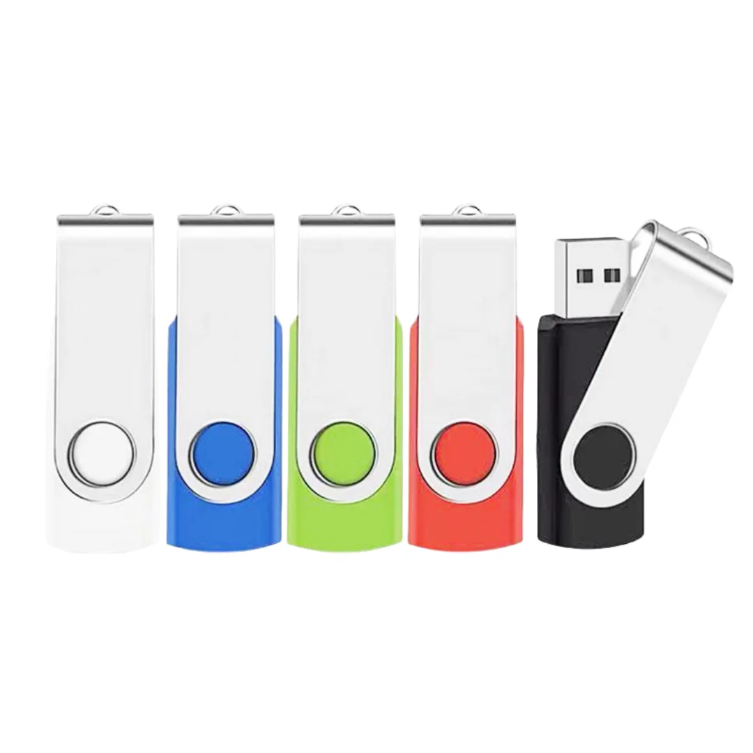 10 шт./лот, 128 МБ, 2 ГБ, 16 ГБ, индивидуальный логотип, персонализированный красочный зажим, USB 2,0, флэш-накопитель для памяти